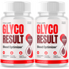 Image of (2 Pack) Glyco Result Advanced Blood Health Support Formula GlycoResult 120 Capsules