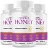 Image of (3 Pack) Derma Honey Pills Advanced Formula Support Healthy Skin DermaHoney 180 Capsules