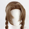Image of Aerith Gainsborough Wig FF VII 7 Remake Cosplay Brown Braid Long Heat Resistant Synthetic Hair Halloween Costume