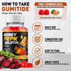 Image of (3 Pack) Honey Peak Gelatin ACV Gummys 1000MG HoneyPeak Supplement 180 Gummies