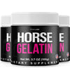 Image of (3 Pack) Horse Gelatin Powder Male Support Supplement HorseGelatin 90 Servings