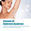 Image of Coconut Oil Underarm Deodorant, Lighten Underarm Odor Refreshing And Fragrance Antiperspirant Cream