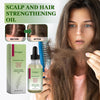 Image of Scalp & Hair Strengthening Oil, Hair Thick Hair Solid Hair Soft Hair Dry Damaged Care