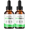 Image of (2 Pack) Maxi Detox Drops Advanced Health & Fitness Formula MaxiDetox 60 Serves
