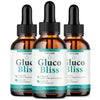 Image of (3 Pack) Gluco Bliss Drops Advanced Blood Health Support GlucoBliss 90 Servings