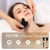 Image of Natural Jade & Obsidian Gua Sha Set of 4 - Premium Face Sculpting Tools Eyes Roller Massager Jade Roller for Jawline, Double Chin Reduction & Lymphatic Drainage Women'S Anti-Aging Skincare Kit