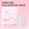 Image of PDRN PINK COLLAGEN GEL MASK Pink Collagen facial mask Jelly Split facial mask