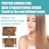 Image of Protein Correcting Hair Straightening Cream, Smoothing And Repairing Damaged Hair Smoothing Cream Without Straightening