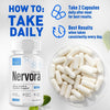 Image of (1 Pack) Nervora Nootropic Natural Brain Support Supplement Nerv Ora 60 Capsules