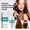 Image of Protein Correcting Hair Straightening Cream, Smoothing And Repairing Damaged Hair Smoothing Cream Without Straightening