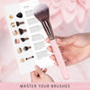 Image of Beauty 15-Piece Award-Winning Pink Makeup Brush Set with Case, Makeup Sponge, Brush Cleaner, Guide, and Gift Box
