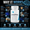 Image of Synaptril Natural Brain Health Support Formula Synap Tril 60 Capsules