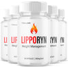 Image of (5 Pack) Lipporyn Pills Advanced Energy & Fitness Formula Lippo Ryn 300 Capsules