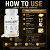 Image of Roscept Natural Brain Health Support Supplement Ros Cept 180 Capsules