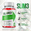 Image of (5 Pack) Slim 3 ACV Gummys 1000MG Advanced Slim Three Supplement 300 Gummies