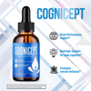 Image of (3 Pack) Cognicept Nootropic Brain Health Support Drops Cogni Cept 90 Servings