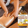 Image of 2 Pack Ginger Oil Lymphatic Drainage Massage,Belly Drainage Ginger Oil-Warming T