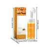 Image of 2 Pcs Hoygi Glow Wash Turmeric Face Wash with Brush, Deep Cleansing Facial Scrub Exfoliating for All Woman Skin.