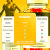 Image of (3 Pack) Nuora ACV Gummys Advanced Formula 1000MG Vitamin Supplement 180 Gummies