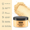 Image of Sacha Buttercup Setting Powder - Translucent Loose Powder for Medium to Dark Skin Tones, 1.75 Oz - Minimizes Fine Lines and Pores, No Ashy Flashback, Ideal for Setting Makeup Foundation or Concealer