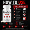Image of Glucofortis Pills Advanced Blood Health Support Formula Gluco Fortis 120 Capsule