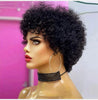 Image of Large Bouncy Afro Kinky Curly Wigs For Black Women Glueless Pre Plucked Machine Made Wig Brazilian Virgin Remy Human Hair Wigs
