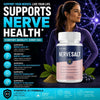 Image of (1 Pack) NerveSalt Nootropic Natural Nerve Support Formula Nerve Salt 60 Capsules
