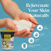 Image of 100% Pure Dead Sea Salt - 19 lbs Fine Grain Spa Bath Salt - Superior Absorption for Skin Care and Muscle Relaxation - Resealable Bulk Packaging