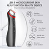 Image of Microcurrent vibration massager red blue light water light pore beauty device
