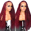 Image of Front lace wig 13x4lace front wigs human hair wig women's long hair full head cover