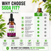 Image of Soda Fit Drops Advanced Natural Health and Fitness Support SodaFit 150 Servings
