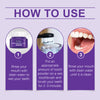 Image of Oralhoe Purple Tooth Powder Clean Odor Care Mouth Fresh Breath Bright Tooth Powder Gingival Care
