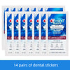 Image of Old American version 14 pairs of 3D whitening tooth stickers in a box 14 pairs in a gift box
