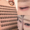 Image of Sunflower Comics Pure Desire Eyelash Simulation Natural Thickening Large Segmented Trilogy False Eyelash Laziness