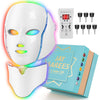 Image of Red-Light-Therapy-For-Face, Led Face Mask Light Therapy, 7-1 Colors LED Facial Skin Care Mask (White)
