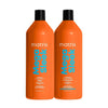Image of Mega Sleek Shampoo and Conditioner Set - Smoothing and Anti-Frizz Formula for Dry, Damaged, and Frizzy Hair with Nourishing Shea Butter, Vegan-Friendly