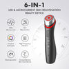 Image of Microcurrent vibration massager red blue light water light pore beauty device