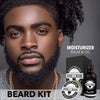 Image of Beard Grooming Kit for Men: Brush, Comb, Oil, and Balm for Growth, Styling, Shine, and Softness - Ideal Travel Set and Gift Option