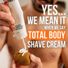 Image of Sensitive Skin Shaving Cream for Face and Body - Irritation-Free Formula for a Comfortable Shave and Protection Against Razor Burn - Daily Use Cream for Men