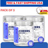 Image of 3 Bottles Cheers Restore Supplement w/ DHM + L-Cysteine - After-Alcohol Aid NEW