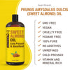 Image of Pure Cold Pressed Sweet Almond Oil - 32 Fl Oz - Unrefined & 100% Natural - Ideal for Skin & Hair - No Added Ingredients - Excellent Carrier Oil for Essential Oils