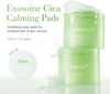 Image of Exosome CICA Tea Tree Calming Toner Pads for Sensitive Skin with Centella Asiatica Help Reduce Redness & Breakouts. Low-Irritating & Hydrating Daily Care, Korean Skincare, Vegan (100 Pads)