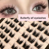 Image of Sunflower Comics Pure Desire Eyelash Simulation Natural Thickening Large Segmented Trilogy False Eyelash Laziness