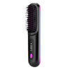 Image of LCD wireless straightening comb rechargeable ceramic electric comb straightener portable negative ion non damaging heating comb