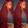 Image of Front lace wig 13x4lace front wigs human hair wig women's long hair full head cover
