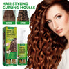Image of Fluffy Curl Styling Mousse, Anti-Frizz Curl Moisturizing Treatment Foam Styling Mousse