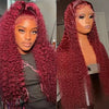 Image of Front lace wig 13x4lace front wigs human hair wig women's long hair full head cover