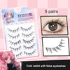 Image of Sunflower Comics Pure Desire Eyelash Simulation Natural Thickening Large Segmented Trilogy False Eyelash Laziness