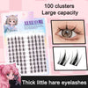 Image of Sunflower Comics Pure Desire Eyelash Simulation Natural Thickening Large Segmented Trilogy False Eyelash Laziness