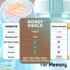 Image of (1 Pack) Honey Shield Natural Brain Support HoneyShield 60 Capsules